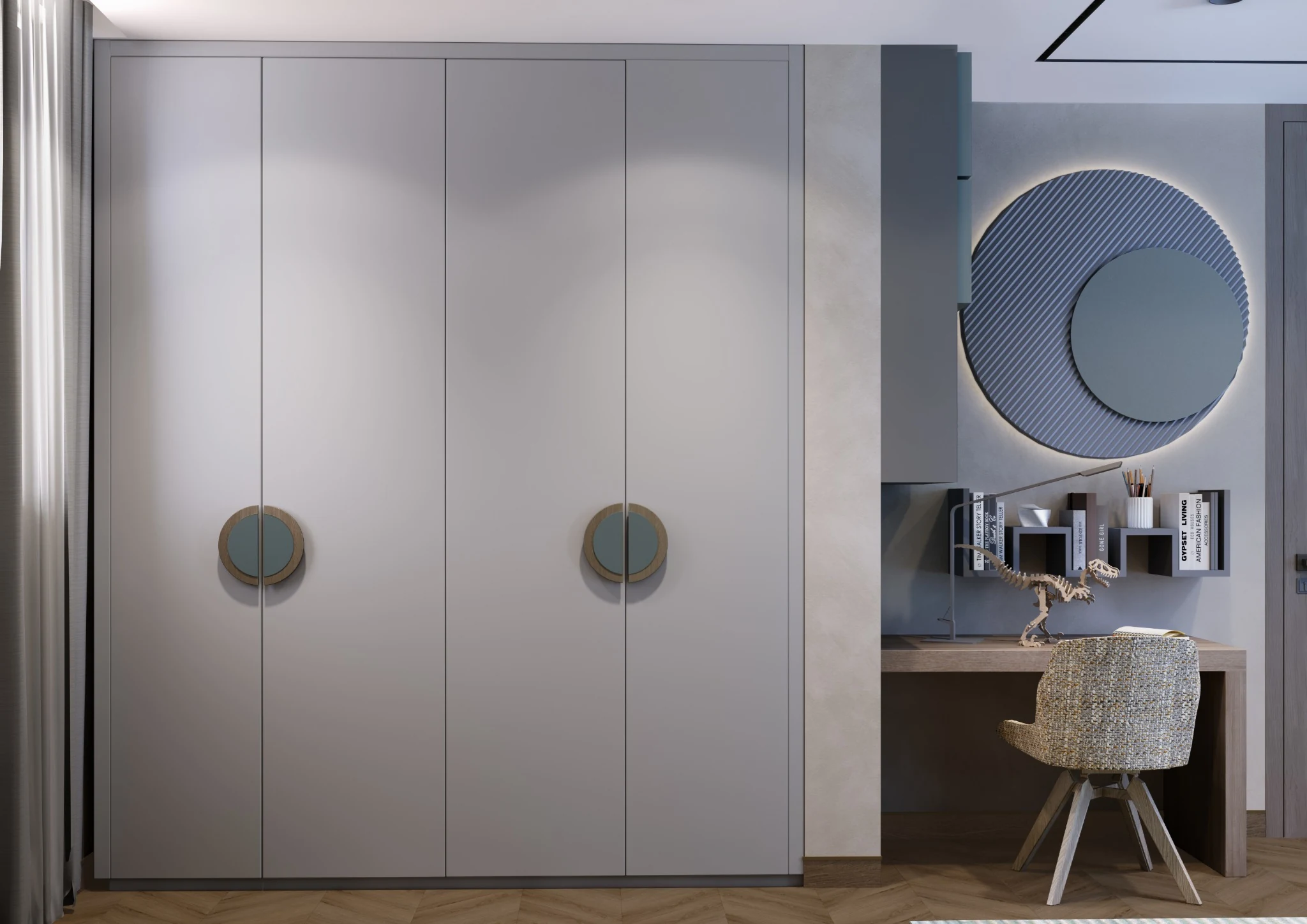 Girl's room — villa interior in Dubai by Soltis Interiors