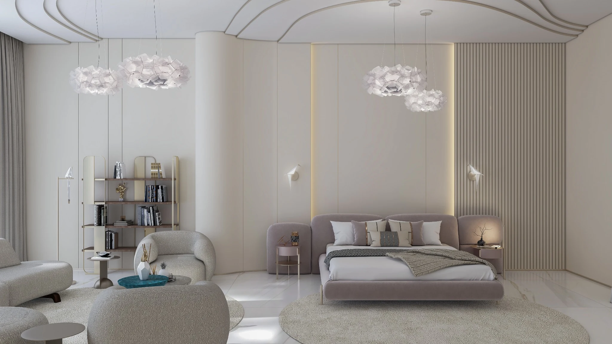 Villa interior in Miami by Soltis Interiors