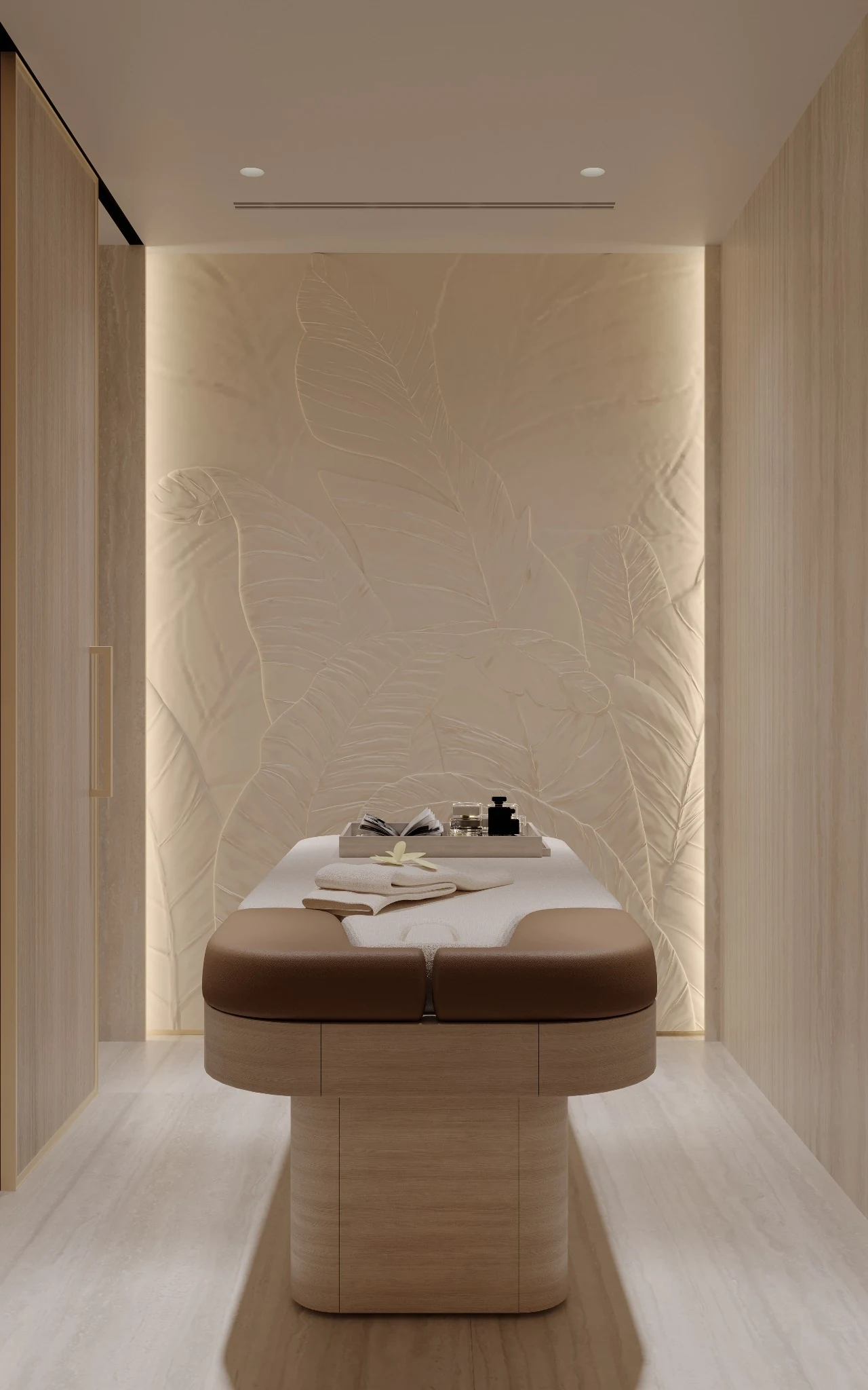 Spa, treatment suite — villa interior in Miami by Soltis Interiors