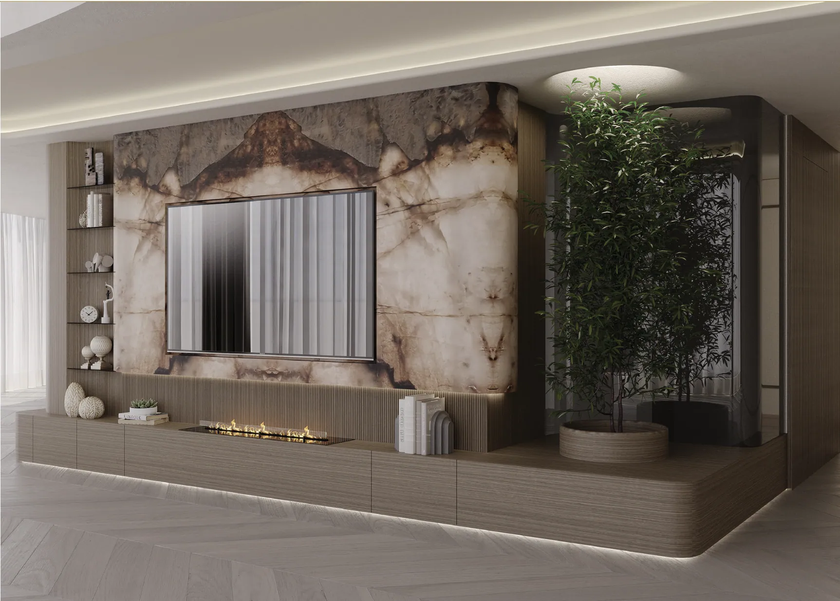 Interior design render by Soltis Interiors