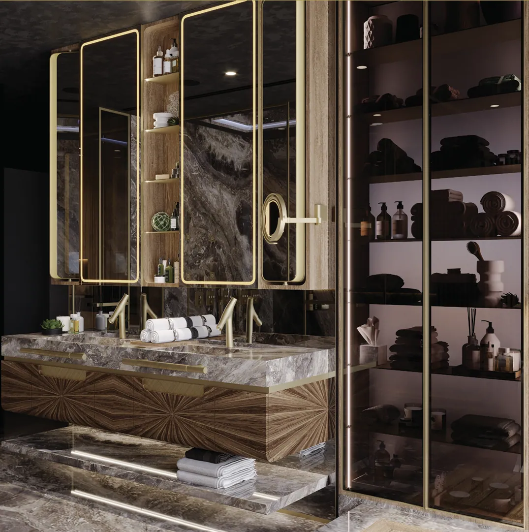 Interior design render by Soltis Interiors