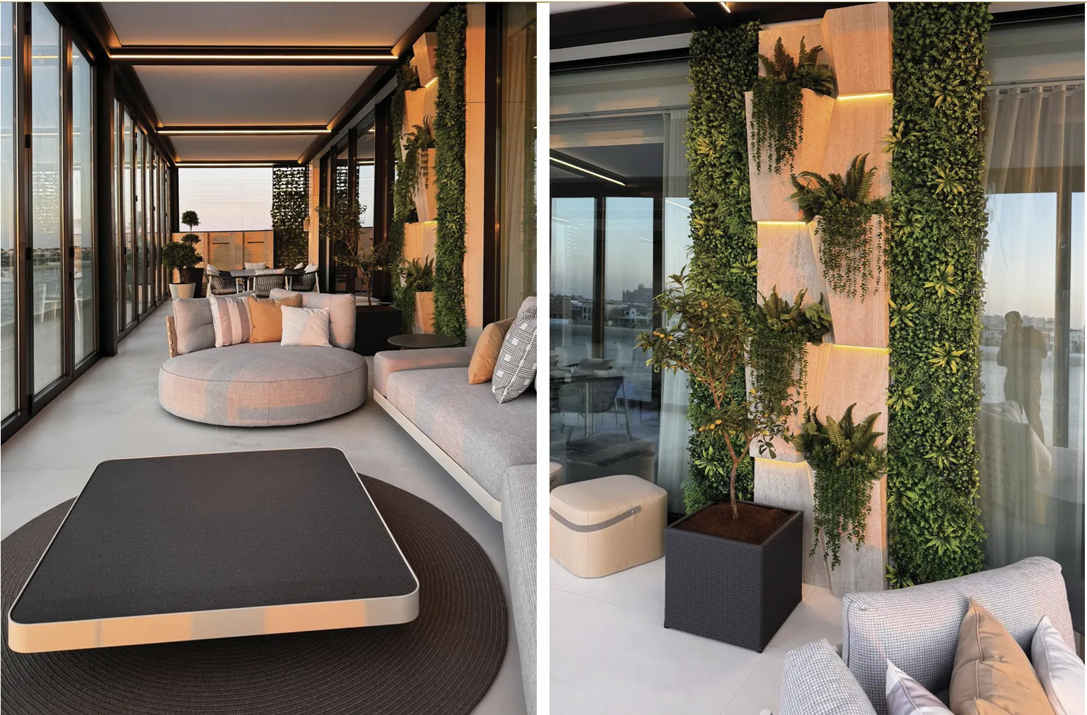 Finished interior, as built by Soltis Interiors