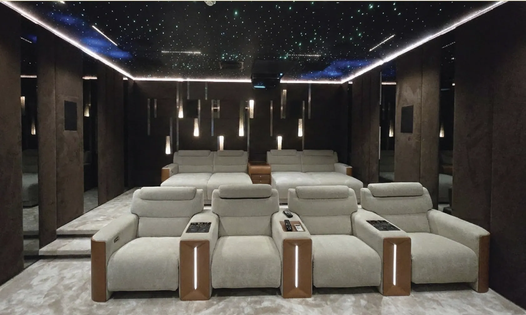 Finished interior, as built by Soltis Interiors